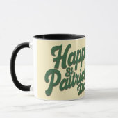 Prettig St. Patrick's Dag Schattige Leprechaun Mok (Links)