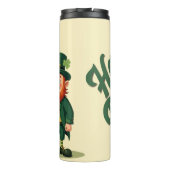 Prettig St. Patrick's Dag Schattige Leprechaun Thermosbeker (Achterkant)