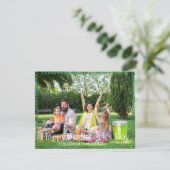 Prettig St. Patrick's dag Schijnheilige familiefot Feestdagenkaart (Staand voorkant)