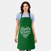 Prettig St. Patrick's Dag  Schort (Gedragen)