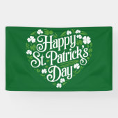 Prettig St. Patrick's Dag  Spandoek (Horizontaal)
