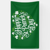 Prettig St. Patrick's Dag  Spandoek (Verticaal)