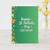 Prettig St. Patrick's Dag Stap Zus Kaart (Gele Bloem)
