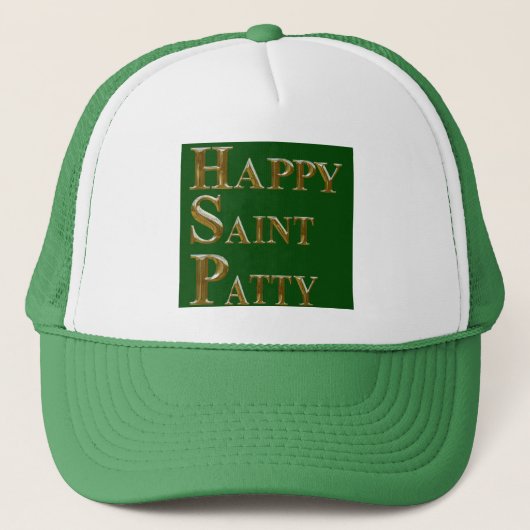 PRETTIG ST. PATRICK'S DAG TRUCKER PET (Voorkant)