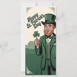 Prettig St. Patrick's Dag Vintage Leprechaun