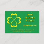 Prettig St. Patrick's Dag! Visitekaartje (Voorkant)