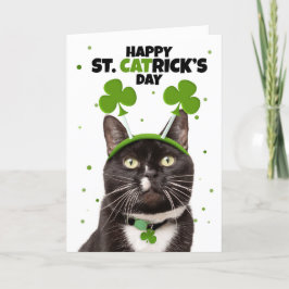 Prettig St. Patrick's Dag Voor Iedereen Kat in Hoo Feestdagen Kaart