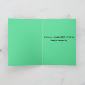 Prettig St. Patrick's Dag Voor Iedereen Zwarte Kat Feestdagen Kaart (Binnen)