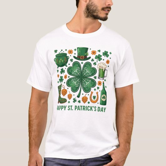 Prettig St. Patrick's Day 2026 T-shirt (Voorkant)
