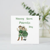 Prettig St. Patrick's Day-ansichtkaart Feestdagenkaart (Staand voorkant)