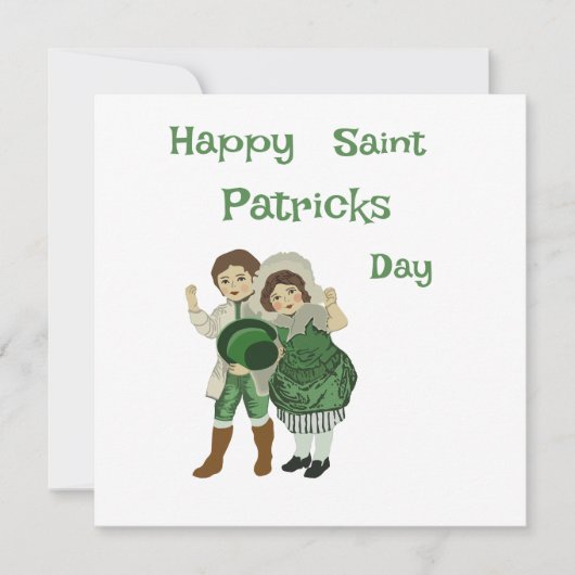Prettig St. Patrick's Day-ansichtkaart Feestdagenkaart (Voorkant)