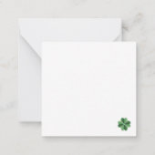 Prettig St. Patrick's Day / Briefpapier Notitiekaa Notitiekaartje (Achterkant)