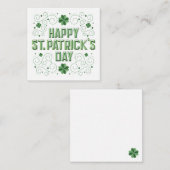 Prettig St. Patrick's Day / Briefpapier Notitiekaa Notitiekaartje (Voorkant / Achterkant)