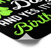 Prettig St. Patrick's Day En Ja Het Is Mijn Verjaa Poster (Hoek)