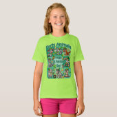 Prettig St. Patrick's Day en Schattige "Feestbeest T-shirt (Voorkant volledig)