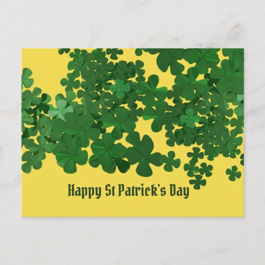Prettig St. Patrick's Day en veel succes Briefkaart (Voorkant)