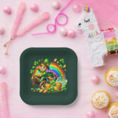 Prettig St. Patrick's Day-feest Papieren Bordje (Feest)