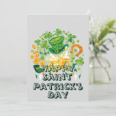 Prettig St. Patrick's Day Feestdagenkaart (Staand voorkant)