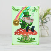 PRETTIG ST. PATRICK'S DAY  FEESTDAGENKAART (Staand voorkant)