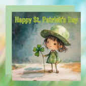 Prettig St. Patrick's Day Feestdagenkaart