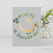 Prettig St. Patrick's Day Feestdagenkaart (Staand voorkant)
