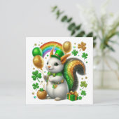 Prettig St. Patrick's Day  Feestdagenkaart (Staand voorkant)