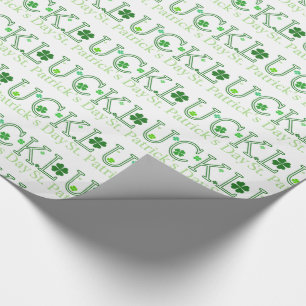 Prettig St. Patrick's Day Geluk Cadeaupapier