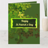 Prettig St.Patrick's Day,gepersonaliseerd Kaart (Voorkant)