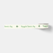 Prettig St. Patrick's Day Groene Shamrock Grosgrain Lint (Voorkant)