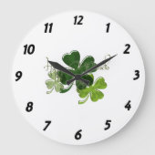 Prettig St. Patrick's Day Grote Klok (Voorkant)