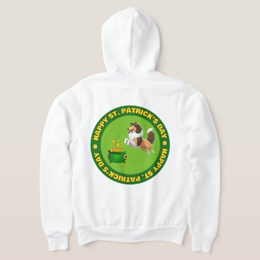 Prettig St. Patrick's Day Hoodie (Laag Achter)