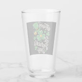 Prettig St Patrick's Day Iers erfgoed St Patty's  Glas (Achterkant)