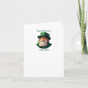 Prettig St. Patrick's Day...Iers Je Zou Sticker  Kaart