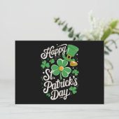 Prettig St Patrick's Day Ierse Erfenis St Patty's Kaart (Staand voorkant)