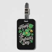 Prettig St. Patrick's Day Ierse Erfgoed St. Patty' Bagagelabel (Voorkant (verticaal))
