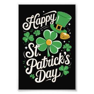 Prettig St. Patrick's Day Ierse Erfgoed St. Patty' Foto Afdruk