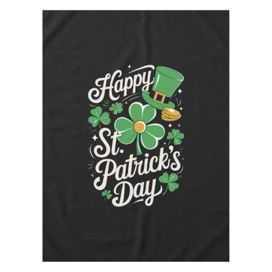 Prettig St. Patrick's Day Ierse Erfgoed St. Patty' Tafelkleed (Voorkant)