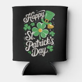 Prettig St Patrick's Day Ierse Erfgoed St Patty's  Blikjeskoeler (Voorkant)