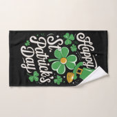 Prettig St Patrick's Day Ierse Erfgoed St Patty's Handdoek (Handdoek)