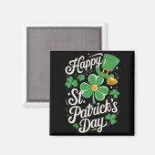 Prettig St Patrick's Day Ierse Erfgoed St Patty's Magneet (Voorkant / Achterkant)