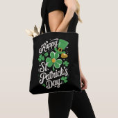Prettig St Patrick's Day Ierse Erfgoed St Patty's Tote Bag (Dichtbij)