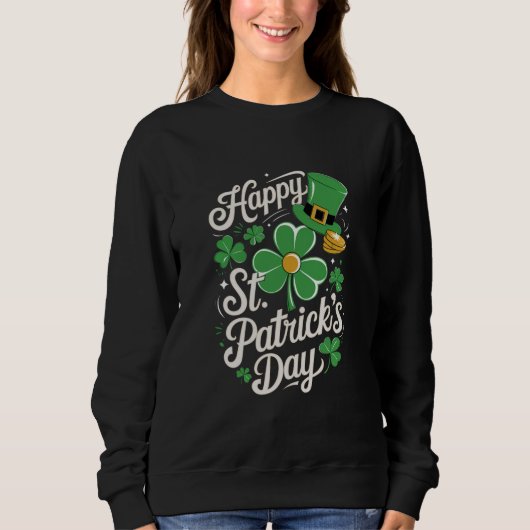 Prettig St Patrick's Day Ierse Erfgoed St Patty's  Trui (Voorkant)