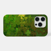 Prettig St.Patrick's Day, Ierse shamroeken iPhone Hoesje (Achterkant horizontaal)