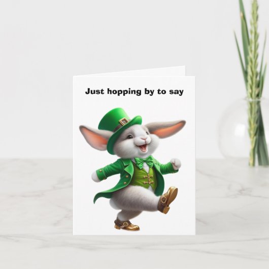 Prettig St. Patrick's Day Kaart (Voorkant)