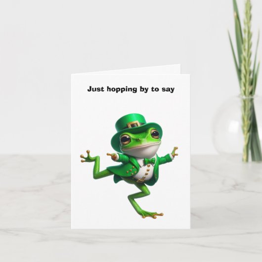 Prettig St. Patrick's Day Kaart (Voorkant)