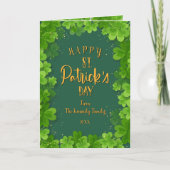 Prettig St. Patrick's Day Kaart (Voorkant)
