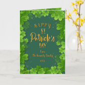Prettig St. Patrick's Day Kaart (Gele Bloem)