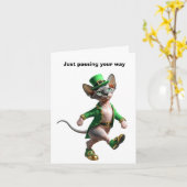 Prettig St. Patrick's Day Kaart (Gele Bloem)