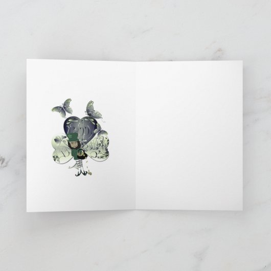 "Prettig St. Patrick's Day" Kabouter Feestdagen Kaart (Binnen)