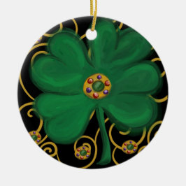 Prettig St. Patrick's Day Keramisch Ornament